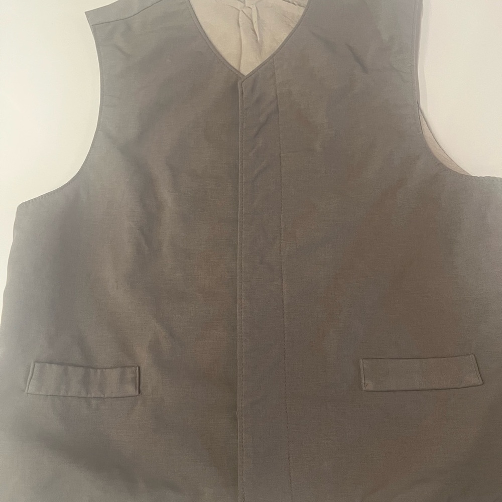 Options By City Streets Boys Taupe Vest Size 16R